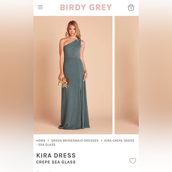 Birdy Grey Dresses Kira Crepe Dress Hemmed Birdy Grey Bridesmaids